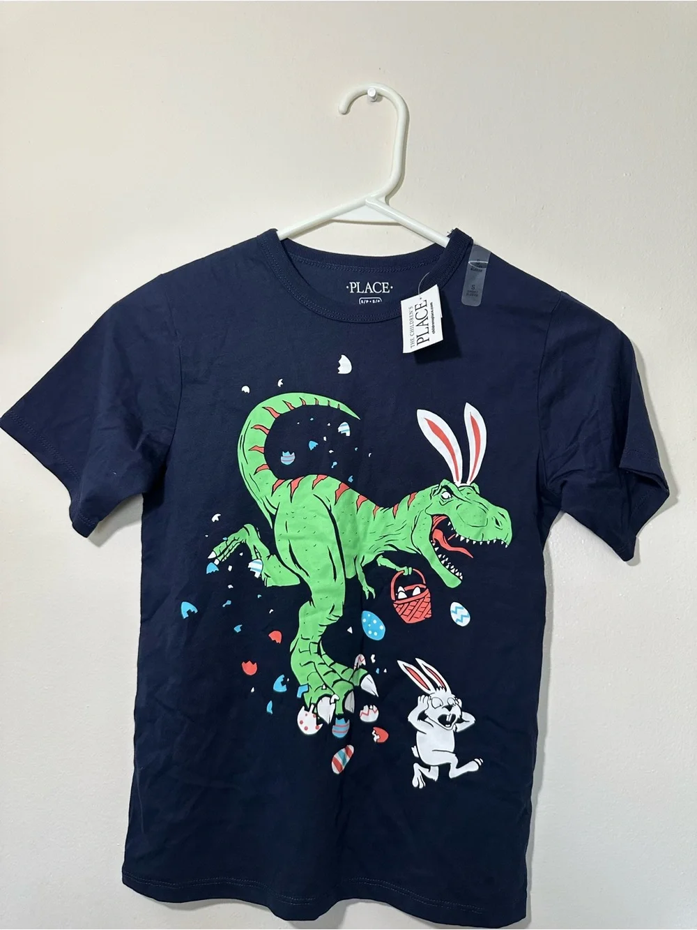The Children's Place Navy Short-Sleeve Tee with Logo Tag